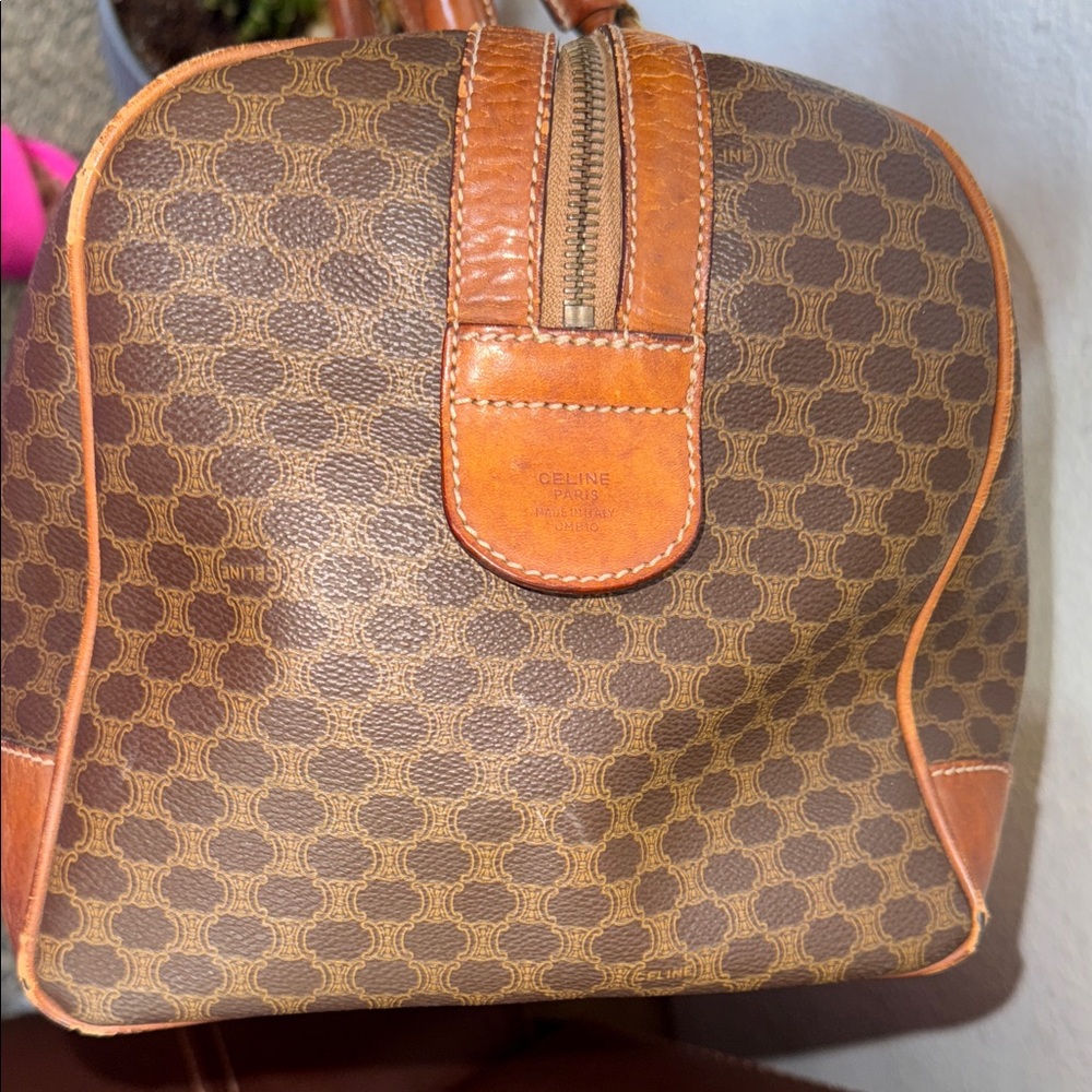 Celine Brown Leather Duffel Bag❤️ - Picture 5 of 16